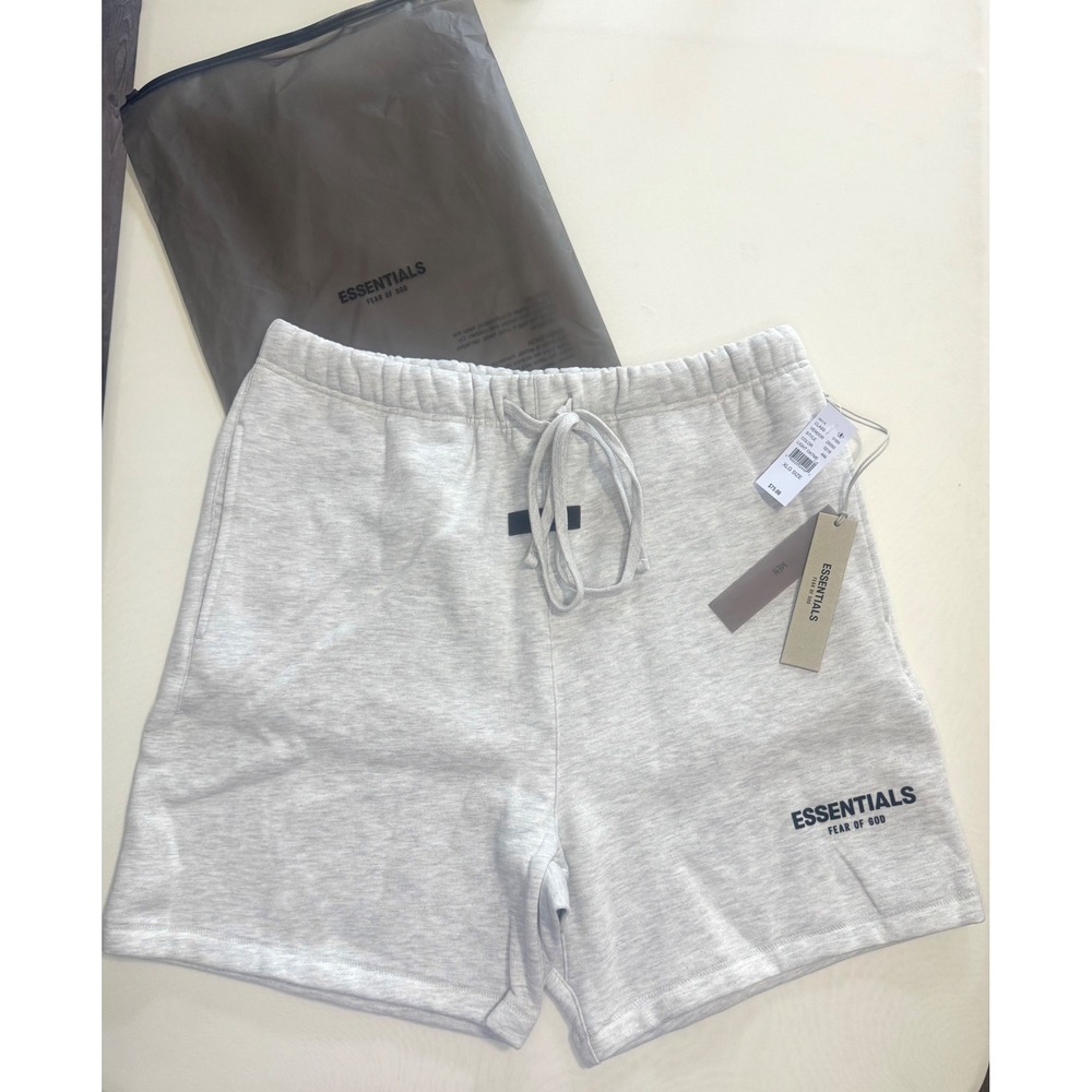Essentials Fear Of God Light Oatmeal Sweat Shorts XL NWT